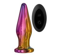 Dream Toys Glamour Glass Enchufe de vibración remoto Multicolor 12,5 cm
