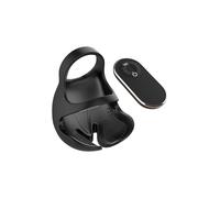 Dream Toys Mr. Pleasure Teaser remoto del escroto Anillo para el pene Black 9 cm