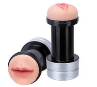 Dream Toys Realstuff 2 In 1 Hummer - Boca y vagina Flesh 17,8 cm