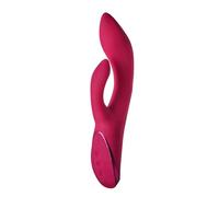 Dream Toys Sparkling Duo Vibrador Julia Red 21,6 cm