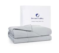 Dream Valley®Outlast®Cooling Comforter, All Season King NASA-Grade Technology Cooling Blanket for Hot Sleepers Night Sweats, Q-MAX > 0.45 Aerocool™Light Grey, 106"x90"
