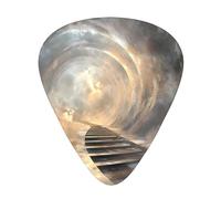 Dream Vortex Passage - Púas de guitarra en tamaños finos, medianos y gruesos, juego de 12 piezas, adecuadas para guitarra eléctrica y varios instrumentos