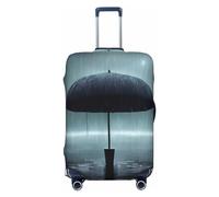 Dream Watermelon - Funda de equipaje de viaje para equipaje de 18 a 32 pulgadas, lavable, resistente a los arañazos, Paraguas negro bajo la lluvia, XL