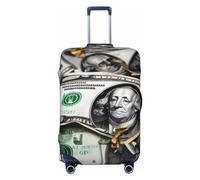 Dream Watermelon - Funda de equipaje de viaje para equipaje de 18 a 32 pulgadas, lavable, resistente a los arañazos, Patrones de billetes, L