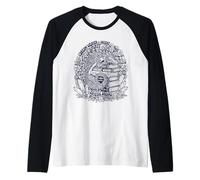 Dream Weaver Sabiduría Antigua Cristal Sueños Místico Camiseta Manga Raglan