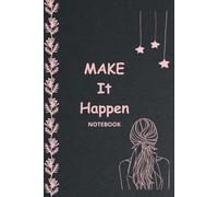 Dream. Write. Grow. - Pastel Pink & Dark Gray Notebook | Feminine Journal for Motivation & Planning: Soft matte cover in blush pink and deep gray ... your thoughts with style and calm energy.