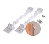 Dreambaby Anclajes para muebles con bisagras antipunta, color blanco