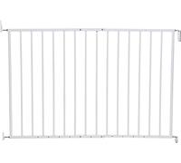 Dreambaby Arizona Extenda - Puerta de seguridad para bebé, color blanco, ancho ajustable (68-112 cm)