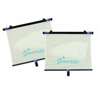 Dreambaby - Cortinillas enrollables para lunas de coche (2 unidades), color negro