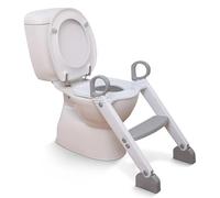 Dreambaby F6016 Step-Up - Asiento para inodoro (1 unidad), color gris y blanco