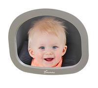 DreamBaby G1228bb - Dreamaby ezy-fit espejo retrovisor ajustable y irrompible 28 cm x 23,5 cm gris, unisex,