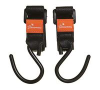 Dreambaby Ganchos Strollerbuddy® EZY-Fit para cochecito, 2 unidades, color negro
