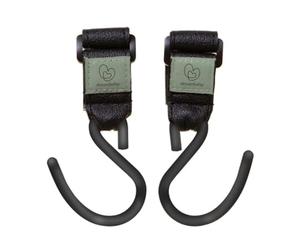Dreambaby Ganchos Strollerbuddy® EZY-Fit para cochecito, 2 unidades, color negro
