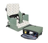 Dreambaby Grab ‘N Go Kids Booster Seat - Portable Travel Toddler High Chair for Dining (6M-3Y) with Storage & Shoulder Strap - Lightweight and Compact