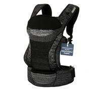 Dreambaby Inspire - Portabebés de 3 posiciones para recién nacidos a niños pequeños, 8-33 libras, frontal y estilo mochila, tela de punto transpirable, cómodo soporte para la cabeza, bolsa de