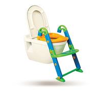 Dreambaby KidsKit 3 en 1 inodoro, de 18 a 36 meses, dimensiones plegadas: 41,5 x 25 x 67 cm, blanco/verde/azul