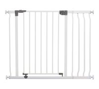 Dreambaby Liberty Reja De Seguridad Con Extensión 18 Cm, Instalación A Presión, Blanco, Para Aberturas 93-99 Cm, Apertura Bidireccional Y Cierre Seguro