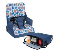 Dreambaby On-The-Go - Asiento elevador para niños, silla alta portátil con prácticos compartimentos de almacenamiento, se adapta a la mayoría de sillas de comedor, ligero, compacto y fácil de viajar,