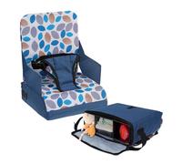 Dreambaby Silla alta portátil On-The-Go – Asiento elevador, compartimentos, ligero y compacto