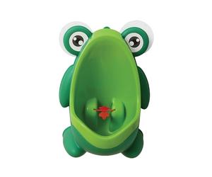 Dreambaby Pee-Pod - Orinal con objetivo giratorio. Entrenador de inodoro ideal para niños, color verde