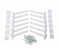 Dreambaby - Seguros para armarios y cajones (12 unidades), color blanco