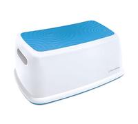 Dreambaby Taburete Premium fácil para niños y Adultos; Puede Contener hasta 120 kg; Independencia Cocina y baño; Textura Superior Ondulada; Almohadillas Base Antideslizantes - Azul