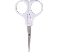 Dreambaby Tijeras cortadoras de uñas de seguridad infantil, con punta redondeada y asas cómodas, color blanco y gris