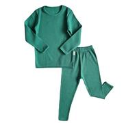 DreamBuy 20 Colores de Pijama/chándal/Pijamas Unisex para niños y niñas Pijamas para bebés Pijamas para Mujeres y Hombres (3-6 Meses, Verde Bosque)