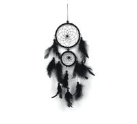 Dreamcatcher Atrapa SueñOs Atrapasueños decoración de la habitación Tejido Plumas atrapando el sueño ángulo Campanas Viento Mascota(D)