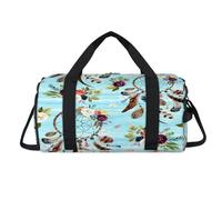 Dreamcatcher - Bolsa de lona deportiva con compartimento para zapatos, diseño étnico de sueños étnicos, para fin de semana, viajes, gimnasio, organizador de equipaje para mujeres, hombres, niños y