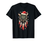 Dreamcatcher Christmas Santa Elf Feather Dream Catcher Camiseta
