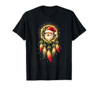Dreamcatcher Christmas Santa Hat Feather Xmas Dream Catcher Camiseta