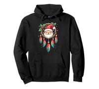 Dreamcatcher Christmas Santa Hat Feather Xmas Dream Catcher Sudadera con Capucha