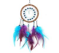 Dreamcatcher Dream Catcher Net con Piedra Natural Plumas Wall Colgante Decoración Decoración Wind Chimes Decoración Dormitorio