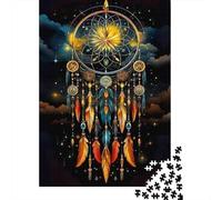 Dreamcatcher Obra de Arte Set De 1000 Piezas Papel Reciclado Puzzle Familiar Fácil De Almacenar Actividad De Vinculación Familiar Horas De Entretenimiento 52x38cm/1000pcs