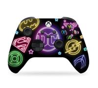 DreamController DC Comiic NEON Custom X-box Controller inalámbrico compatible con X-box One/Series X/S Orgullosamente personalizado en Estados Unidos I Impresión permanente HYDRODIP (no solo una piel