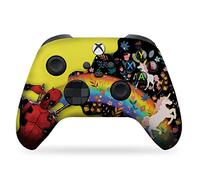 DreamController Deaddpool & Unicorn Custom X-box Controller inalámbrico compatible con X-box One/Series X/S Orgullosamente personalizado en Estados Unidos con impresión permanente HYDRO-DIP (no solo