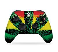 DreamController GREEN WEED GRASS - Controlador inalámbrico X-box personalizado compatible con X-box One/Series X/S con orgullo personalizado en Estados Unidos con impresión hidrófuga permanente (no