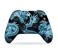 DreamController Neon Dragonns - Controlador inalámbrico X-box personalizado compatible con X-box One/Series X/S Orgullosamente personalizado en Estados Unidos I Impresión permanente HYDRODIP (no solo