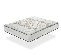 DREAMDI Colchon muelles ensacados ODISEO más 4 CM de Latex 140X200 CM, Altura 31 CM, Natural y ergonómico