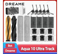 Dreame Aqua 10 Track / Aqua 10 Pro Track / Aqua 10 Ultra Track Accesorios Cepillo Lateral Principal Track Mop Paño Filtro Bolsa de Polvo Dust Box