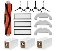 Dreàme Bot D10 Plus RLS3D Robot Aspiradora 2 cepillos principales, 4 filtros, 4 cepillos laterales, 4 toallitas, 4 bolsas de polvo, 2 herramientas de limpieza (multicolor - 14 unidades)