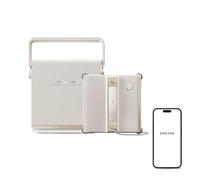 DREAME C1 Station Robot Limpiacristales Protección Integral, Estación Portátil, Gestión Automática del Cable, Tecnología CornerClean, Planificación de Trayectoria con Cobertura Integral