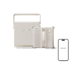 DREAME C1 Station Robot Limpiacristales Protección Integral, Estación Portátil, Gestión Automática del Cable, Tecnología CornerClean, Planificación de Trayectoria con Cobertura Integral