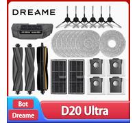 Dreame D20 Ultra / L10s Ultra CE accesorios de Robot aspirador Cepillo Lateral principal paño de mopa filtro Hepa bolsa de polvo piezas de repuesto 4 Mop Cloths
