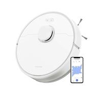 DREAME D9 MAX Gen 2 Robot Aspirador y Fregasuelos, 6000Pa Robot Aspirador, LDS Navegación, Múltiples Mapas, Adecuado para Pisos/Alfombras/Pelo de Mascotas, WiFi/Alexa/Control de App, Blanco