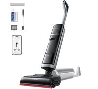 DREAME H15 Pro Heat Aspirador en Seco y Húmedo, Limpia con Agua a 85 °C, Brazo Robot GapFree IA, 0 Enredos, Detecta por RGB, 22000 Pa, Lava el Cepillo a 100 °C, Seca a 90 °C en 5 min, con APP