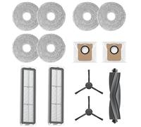 Dreame Kit de Accesorios, 1x Cepillo Principal, 2X Cepillos Laterales, 2X Filtros de Polvo, 2X Bolsas de Recogida de Polvo, 3X Pares de cepillos compatibles con L20 Ultra