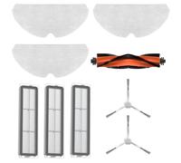 Dreame Kit de accesorios D9 Max/F9 Pro: Saca el máximo partido a tu limpieza con 1x Cepillo principal, 2x Cepillos laterales, 3x Filtros y 3x Paños de fregona - Original y compatible