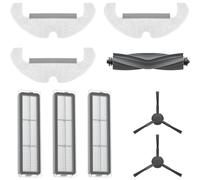 Dreame Kit de accesorios para D10s Plus, incluye 1 cepillo principal, 2 cepillos laterales, 3 filtros y 3 paños de fregona - Original y compatible